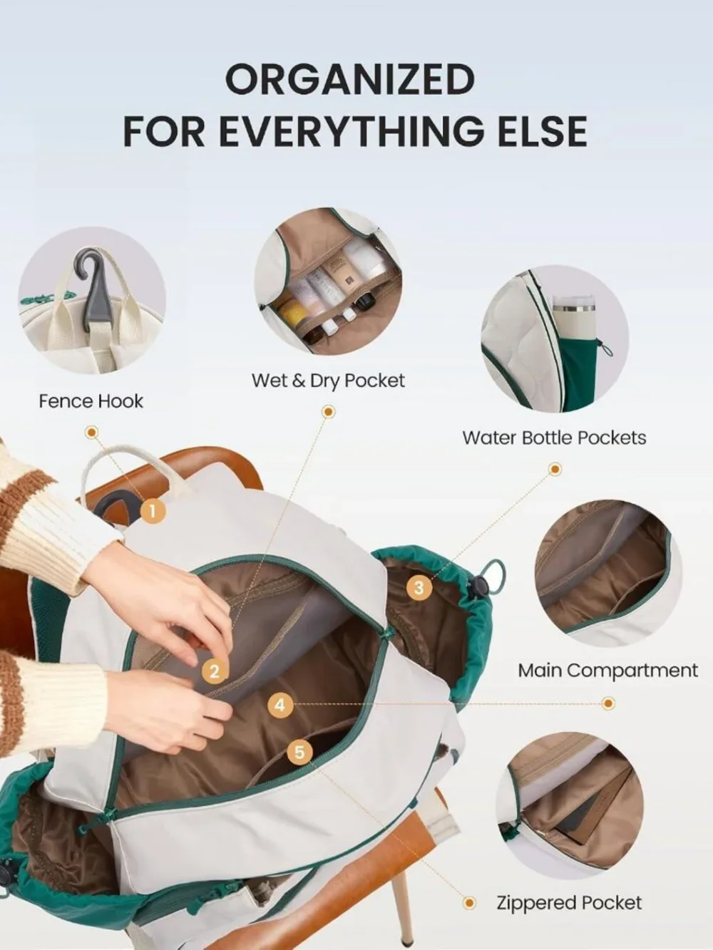 Versatile Tennis Backpack for Men & Women | Holds 1-2 Rackets & Gear